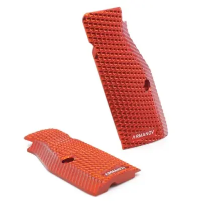 Grips SpidErgo Gen2 CZ Shadow 2, SP01, TS, 75 – Aluminium, Red, Small, Short